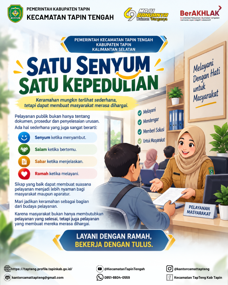SATU SENYUM SATU KEPEDULIAN